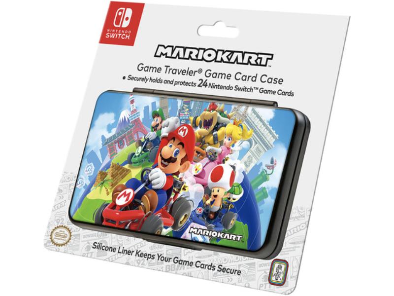 RDS 663293113330 Super Mario Kart Game Card Case for Nintendo Switch - 24 Card