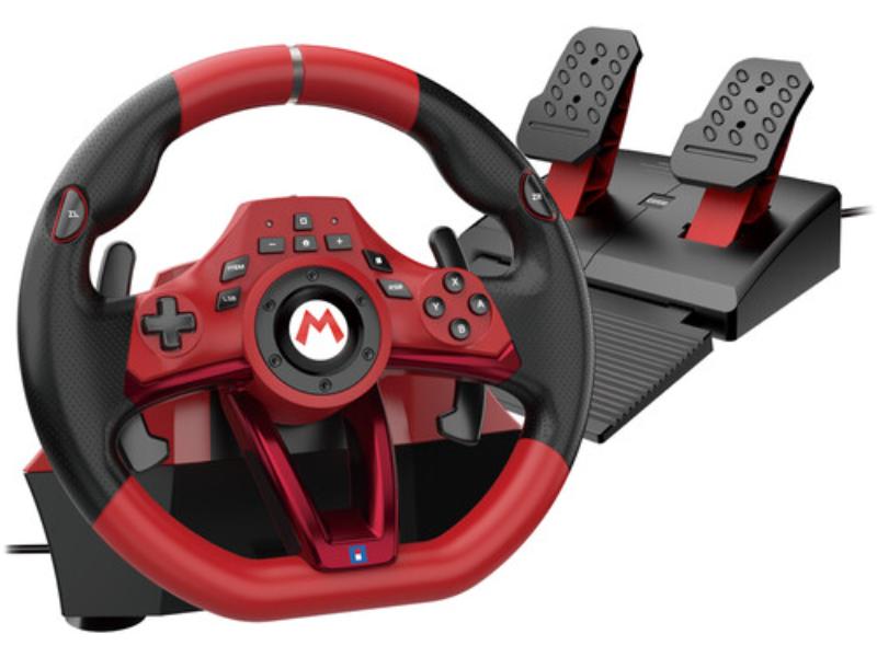 810050914390 Mario Kart Pro Deluxe Racing Wheel for Nintendo Switch 2 - Red