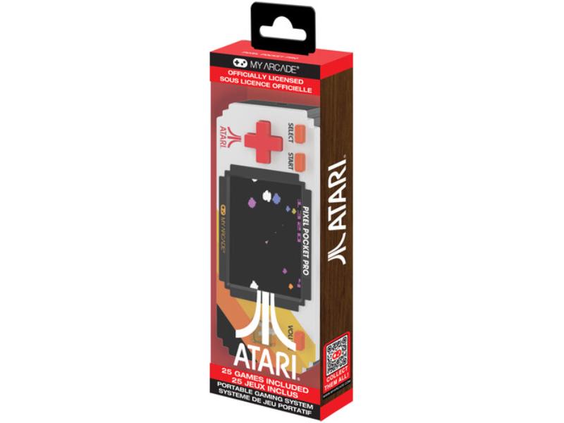 My Arcade 845620071340 Atari Pixel Pocket Pro Handheld Gaming Console - Portable Retro Gaming System