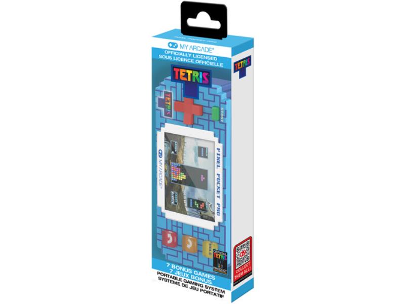 My Arcade 845620071395 DGUNL7139 Model Pixel Pocket Pro Handheld Gaming Console for Tetris