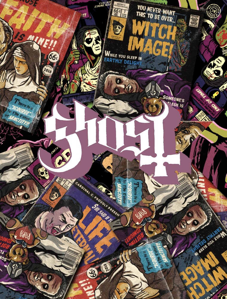 5061098718432 Ghost Magazines Fleece Throw Blanket - 60 x 80 in.