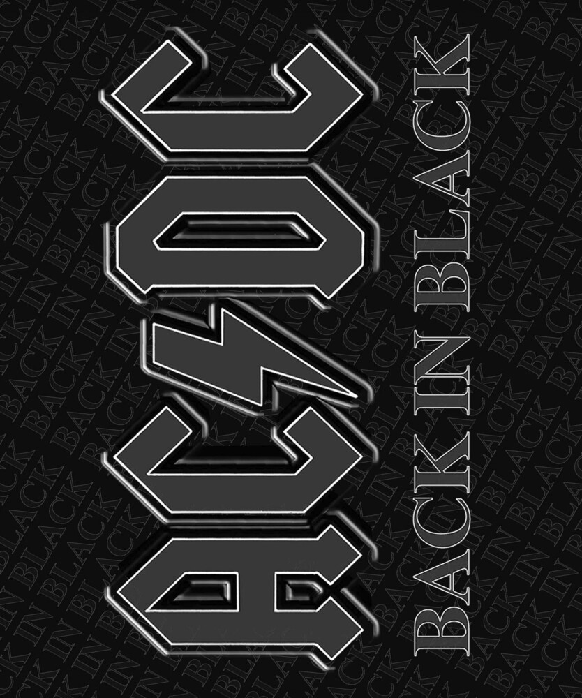 5061098718517 AC & DC Back in Black Fleece Throw Blanket - 50 x 60 in.