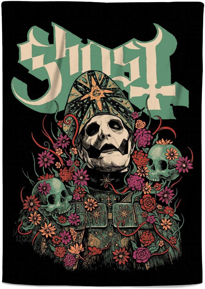 5061098718609 Ghost Bliss Fleece Throw Blanket - 50 x 60 in.