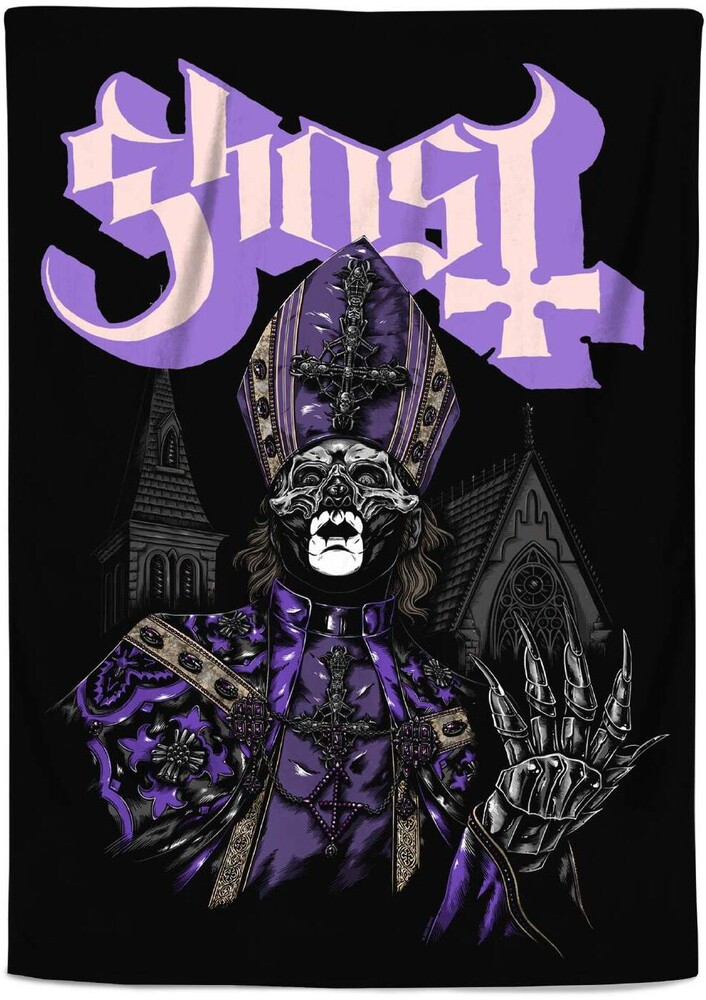 5061098719002 Ghost The Tall Man Fleece Throw Blanket - 60 x 80 in.