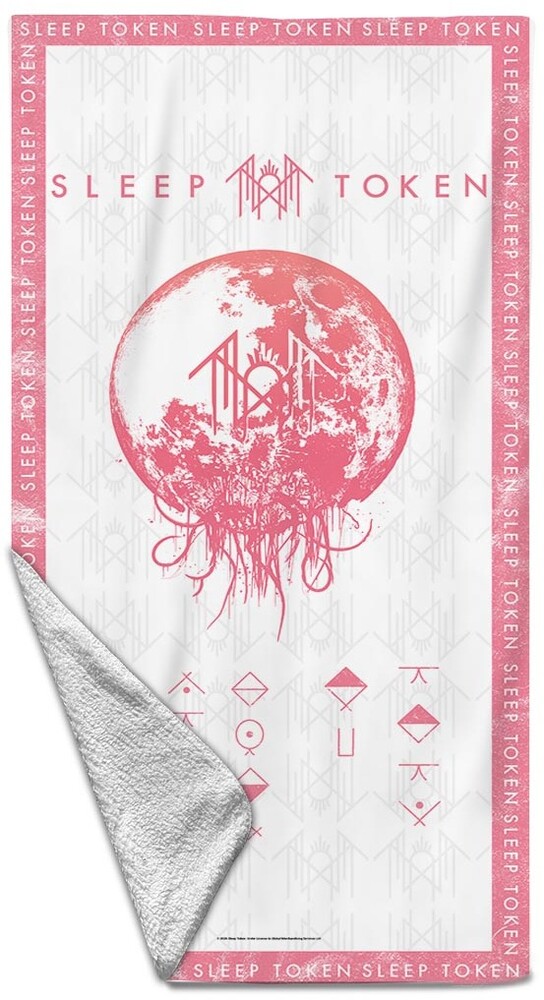 5056921705291 Sleep Token The Summoning Beach Towel, White