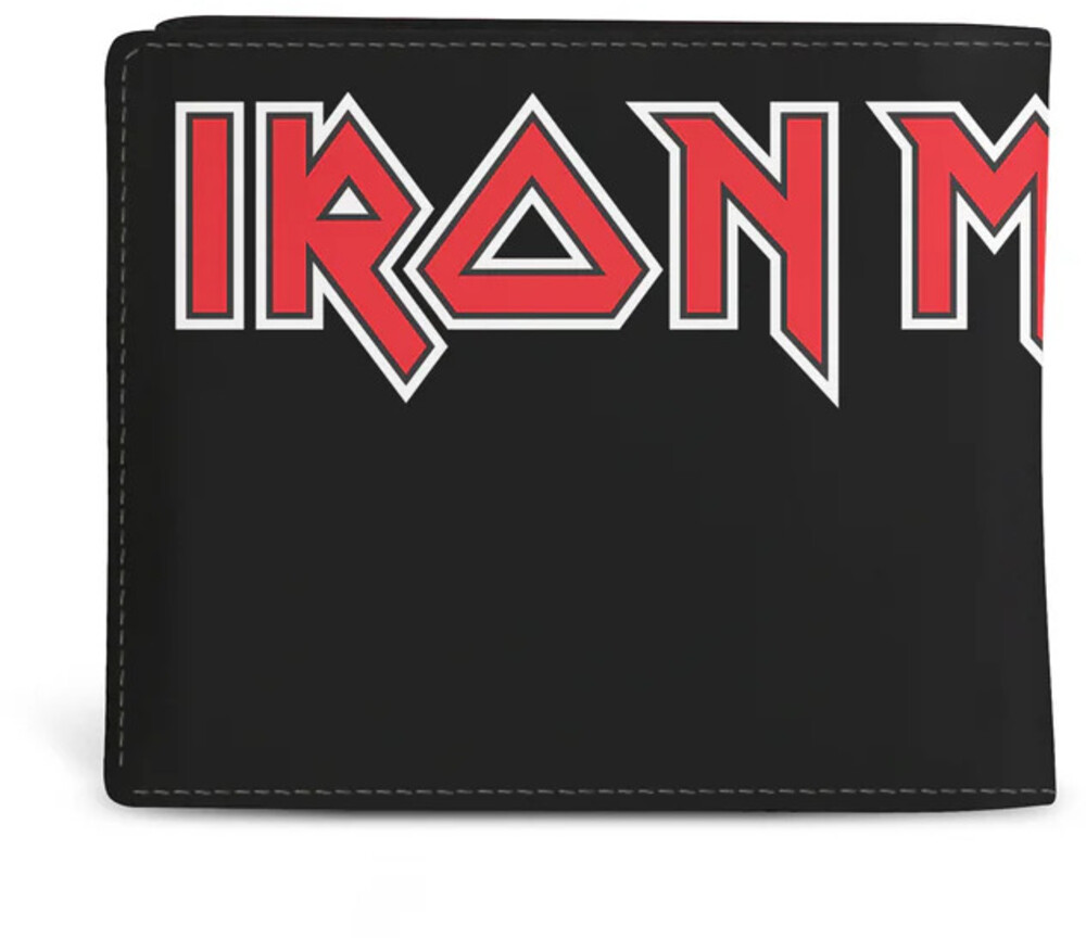 5060937961688 Iron Maiden Wrap Wallet, Black