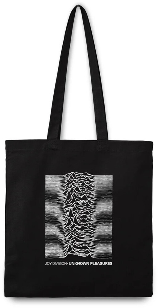 5060937966430 Joy Division Unknown Pleasures Tote Bag, Black