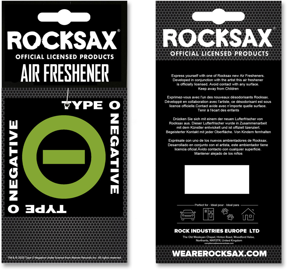 5060937967420 Type O Negative Logo Air Freshener