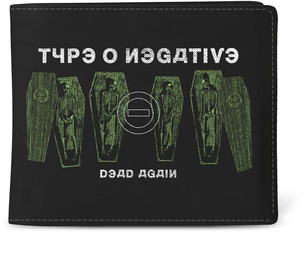 5061039391250 Type O Negative Dead Again Wallet, Black