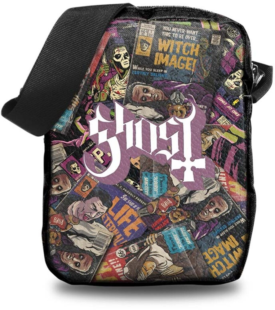 5061039391441 Ghost Magazines Crossbody Bag, Black