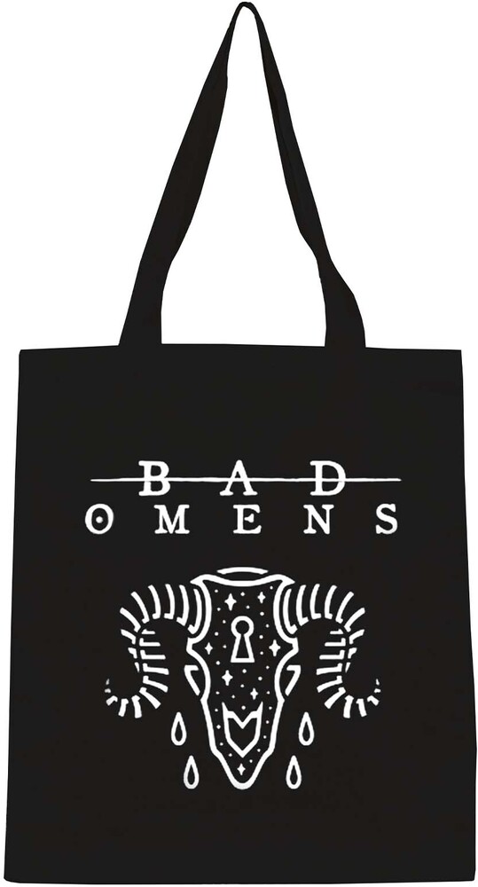 5061039392219 Bad Omens Ramskull Tote Bag, Black