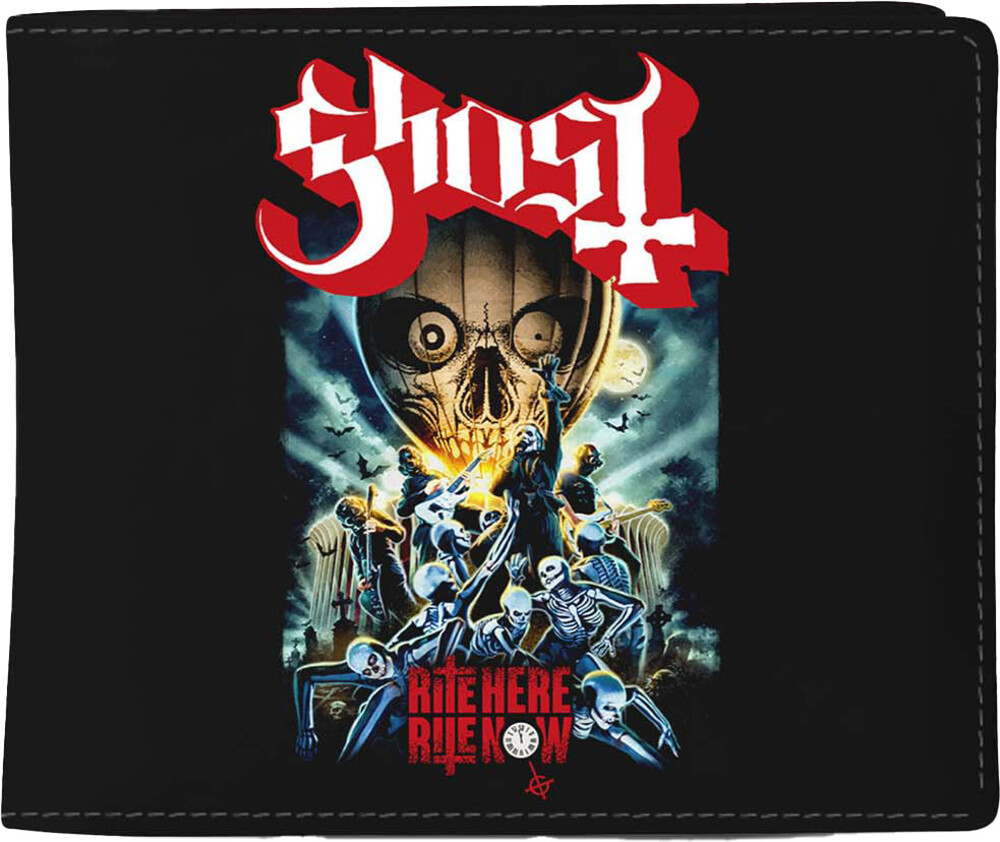 PopMarket - Ghost - Rocksax - Ghost - Rite Here Rite Now - Wallet with Coin Pocket (Black) - Multicolor