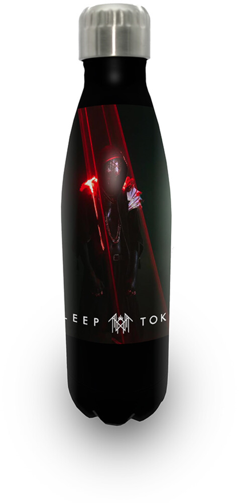 5061039395821 Sleep Token Laser Logo Drink Bottle, Black & Red