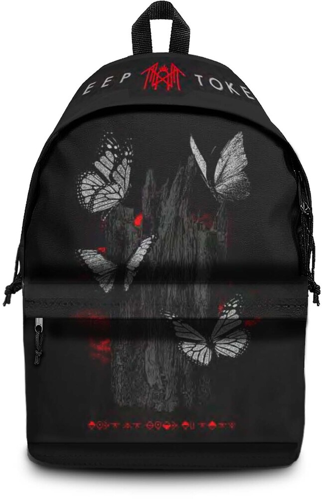 5061098710825 Sleep Token Butterflies Logo Daypack, Black