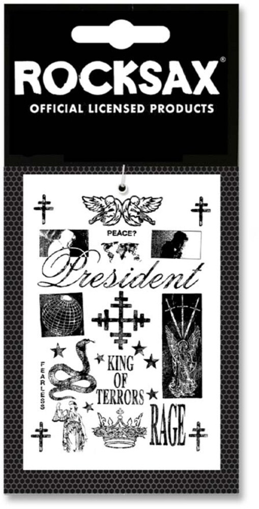 5061098715592 President King of Terrors Air Freshener44 White
