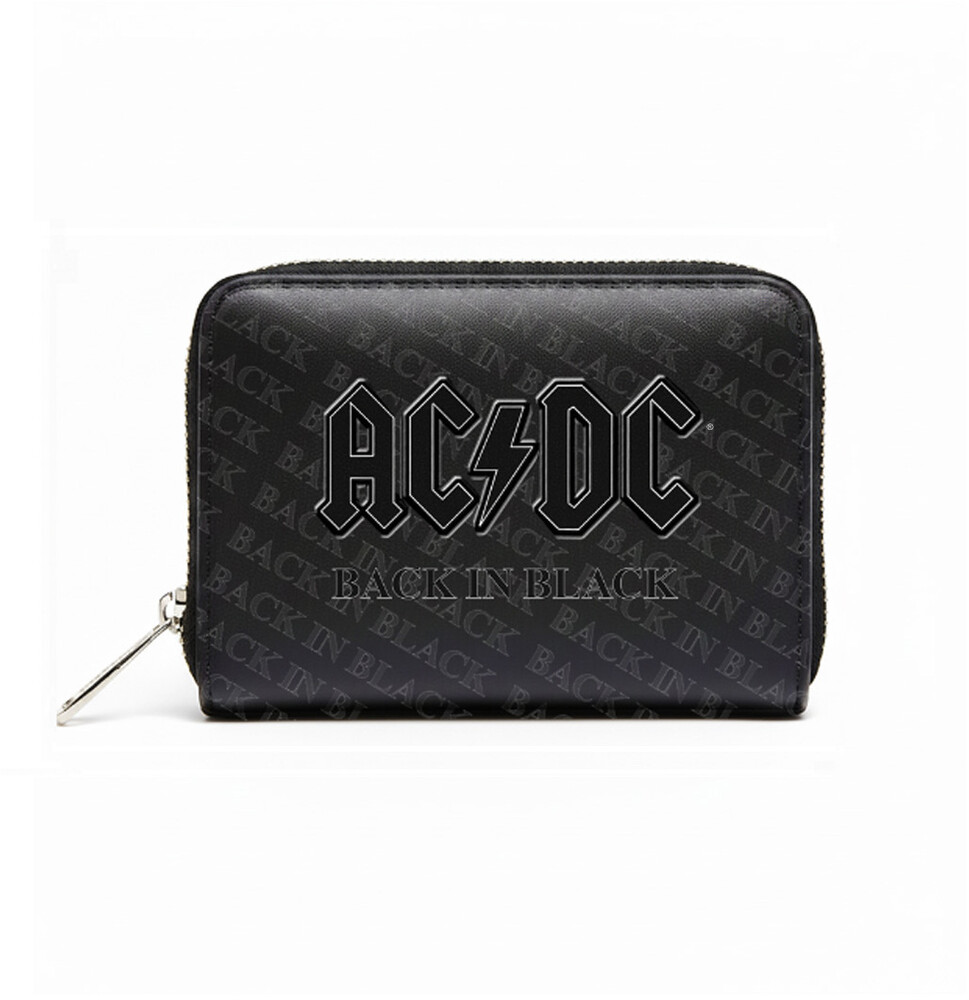 5061098715820 AC & DC Back in Black Logo Purse, Black