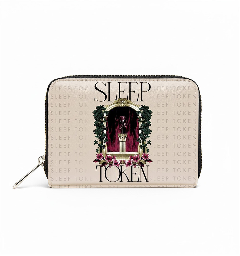 5061098715998 Sleep Token Statue Logo Purse, Cream