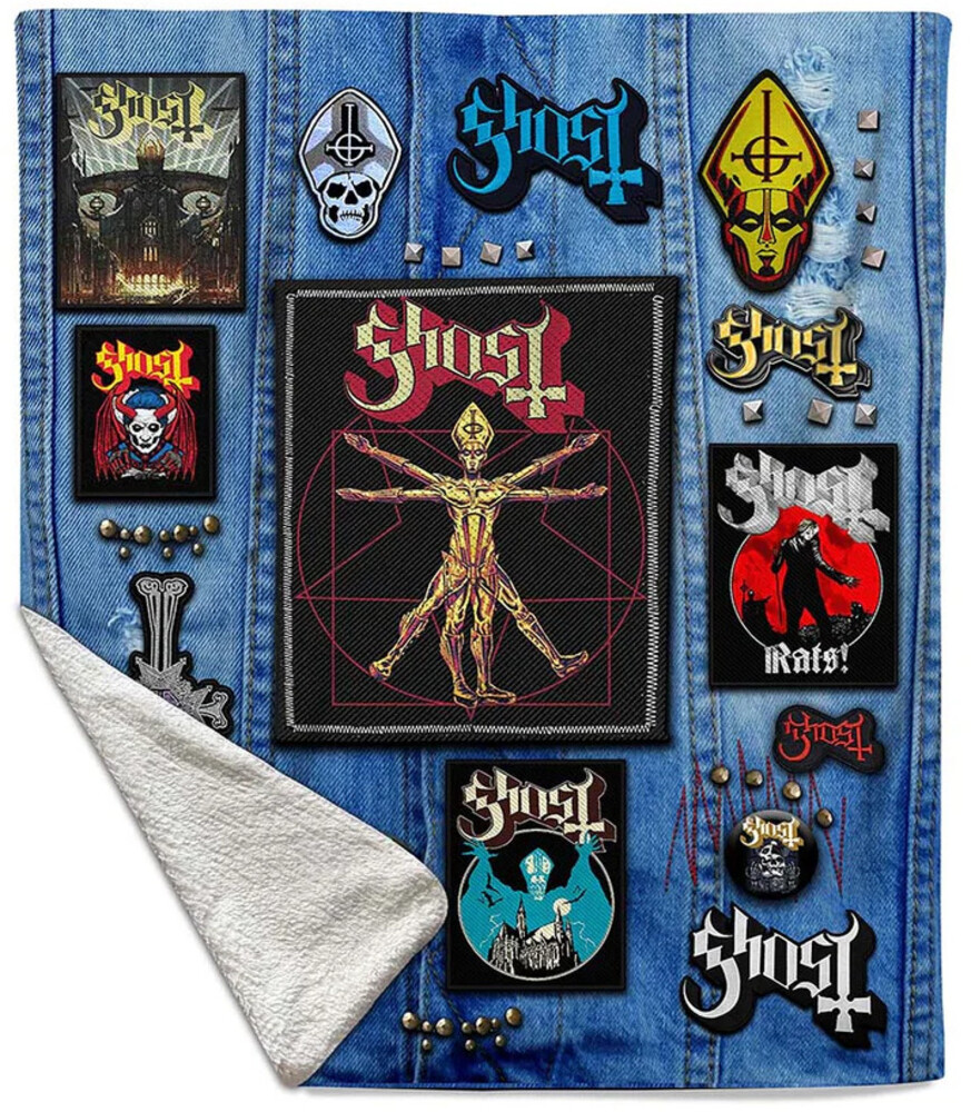 5061098716452 Ghost Battle Vest Throw Blanket - 50 x 60 in.