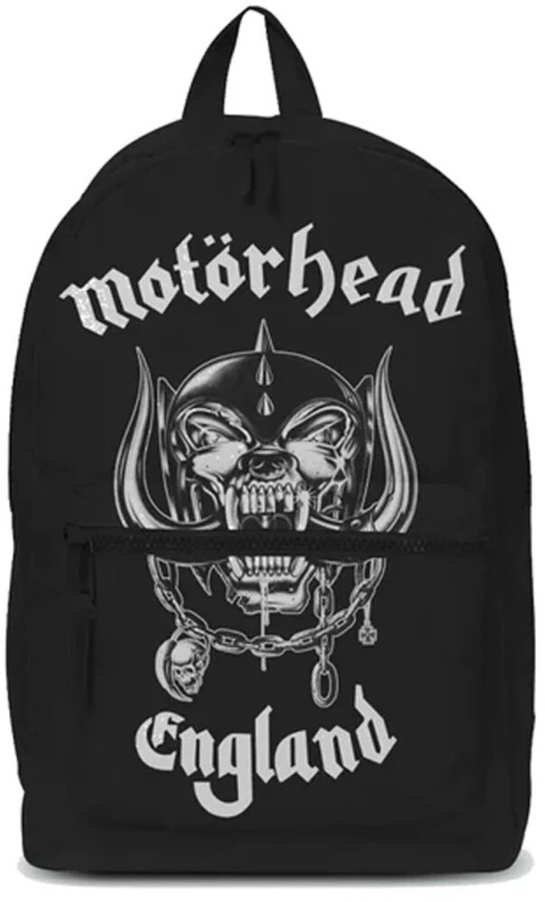 7449950168157 Motorhead England Backpack, Black