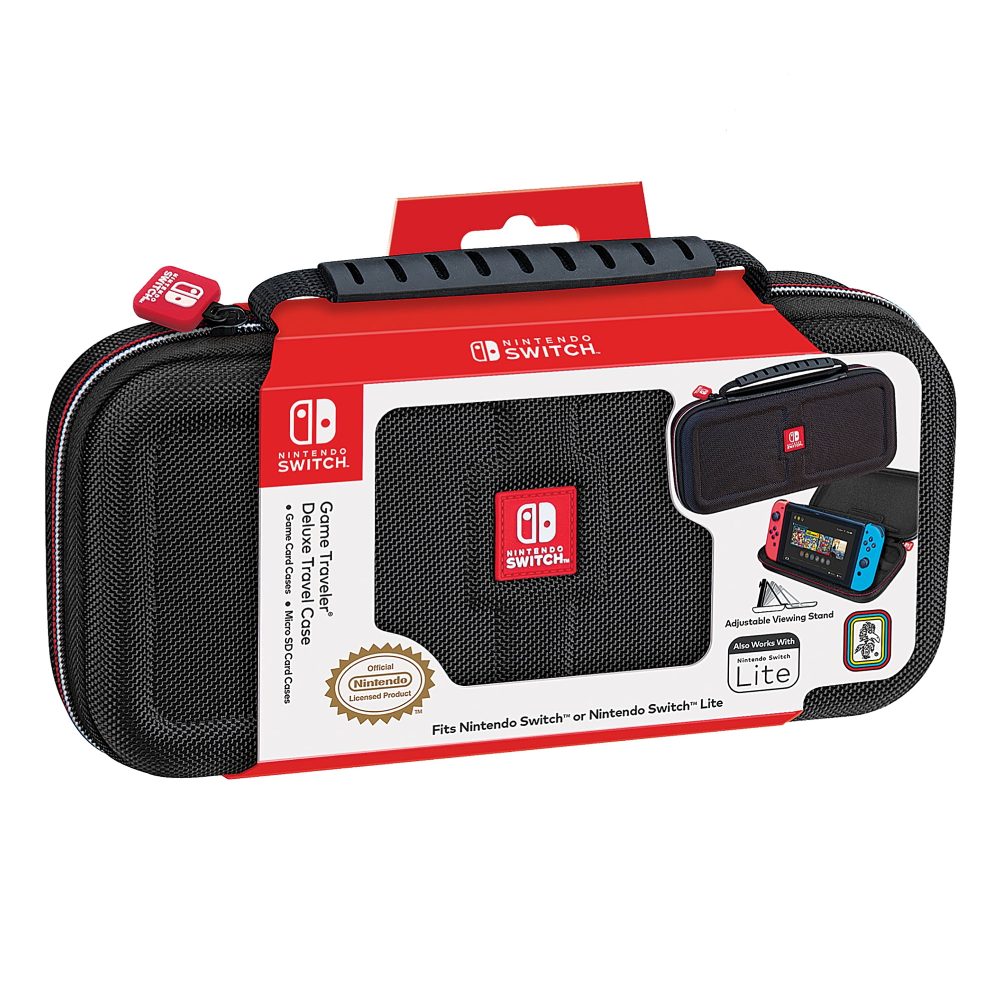 663293109128 Nintendo Switch Game Traveler Deluxe Travel Case, Black