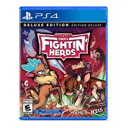 Picture of Maximum Gaming 814290017903 Thems Fighting Herds Deluxe Edition PlayStation 4 Video Games