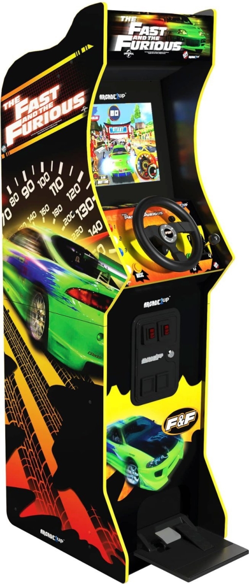 Picture of Arcade1Up 195570019290 The Fast & The Furious Deluxe Arcade Game - Black