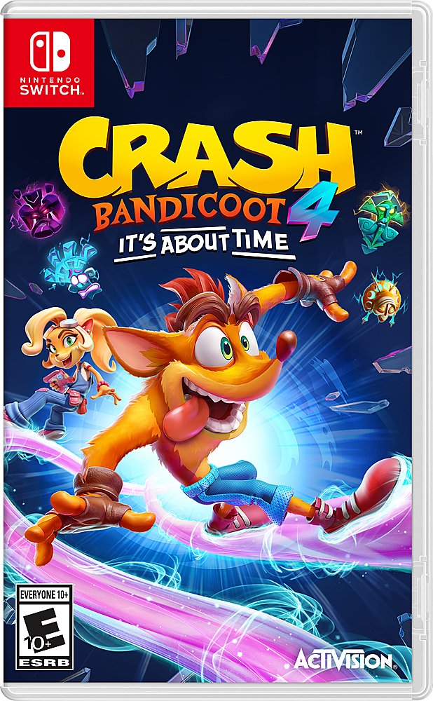 47875101814 Crash Bandicoot 4 Its About Time - Nintendo Switch Video Game -  Activision Classics