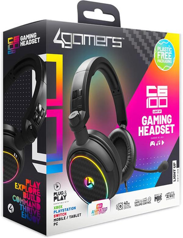 5055269713425 C6-100 LED Light-Up Gaming Headset