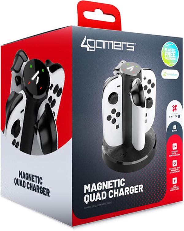 5055269718215 Magnetic Quad Charger for Nintendo Switch