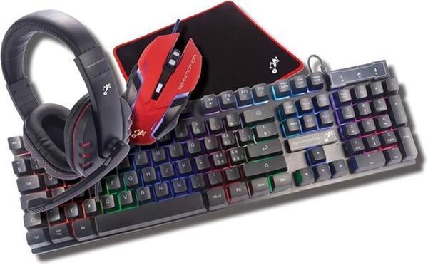 639725141851 Nibiru Keyboard Bundle for PC, Multi Color