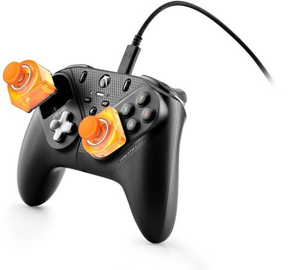 663296423740 eSwap S Pro Controlled LED Wired Controller for PC Game, Crystal Orange