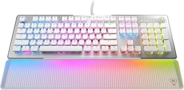 731855210053 Vulcan II Max Linear US Wired Gaming Keyboard for PC, White