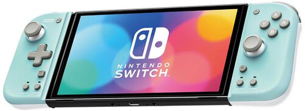 810050911344 Compact Split Pad for Nintendo Switch, Mint Green & White