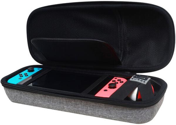 839928004681 Lite Surge Gaming Travel Case for Nintendo Switch, Gray