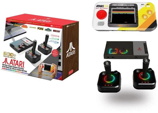 My Arcade 845620070572 DGUNL-7057 Atari Gamestation Pro & Pocket Player Pro Bundle Gaming System