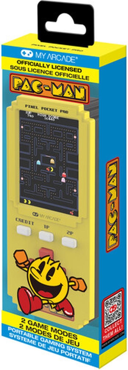 My Arcade 845620071302 DGUNL-7130 Pac-Man Pixel Pocket Pro Portable Handheld Gaming System