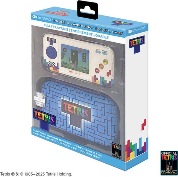My Arcade 845620071470 DGUNL-7147 Tetris Pocket Player Pro Portable Handheld Gaming System with Travel Case