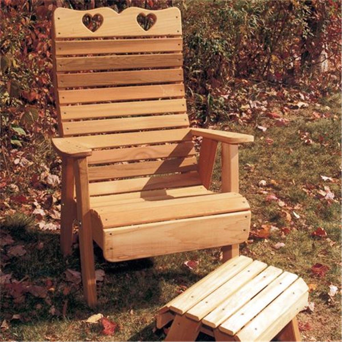 Cedar Royal Country Hearts Patio Chair