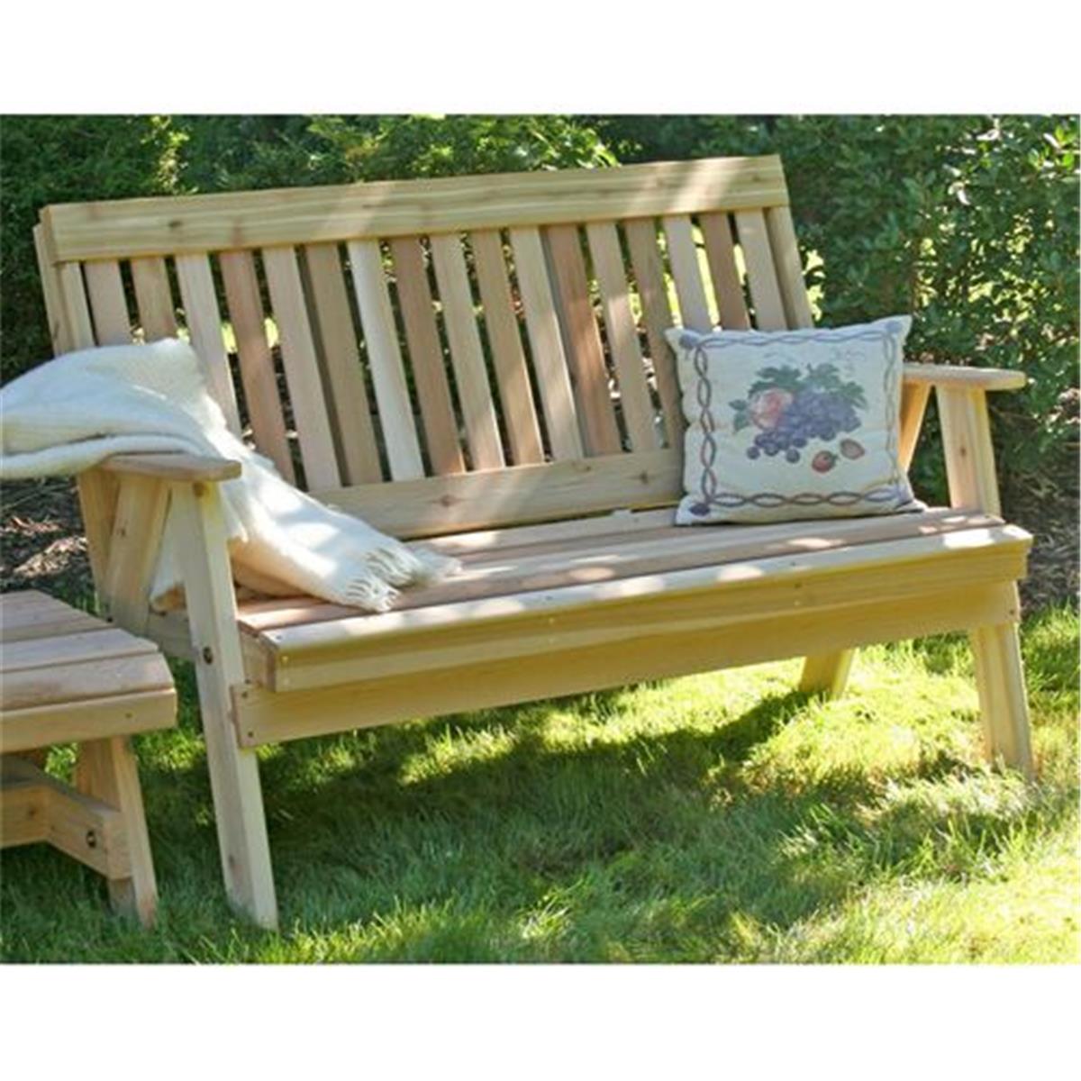 WF2EGBCVD 2 ft. Cedar Countryside Garden Bench