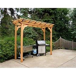 WRF414PERGCVD 4 x 14 ft. Cedar New Dawn Pergola