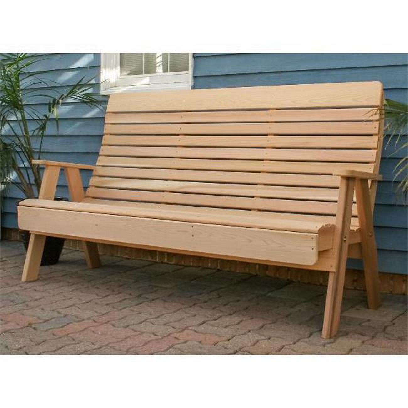 4 ft. Cedar Twin Ponds Highback Bench
