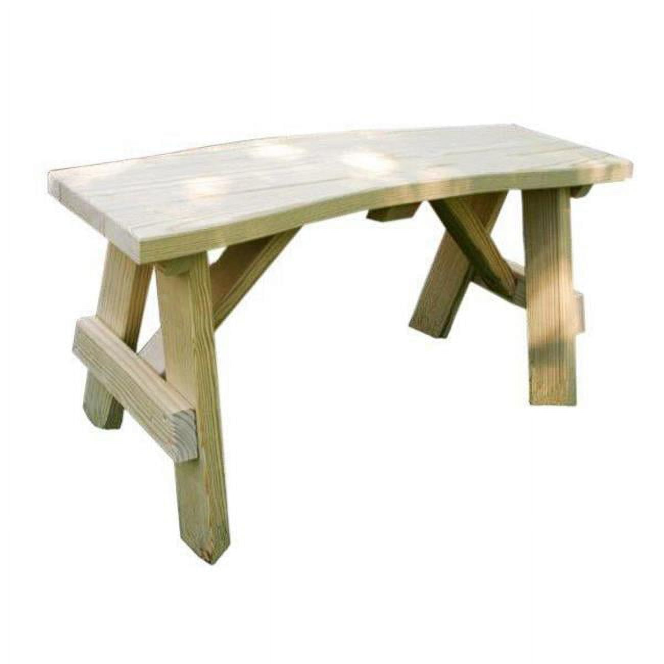 FB48CCVD 48 in. Treated Pine Curved Bench