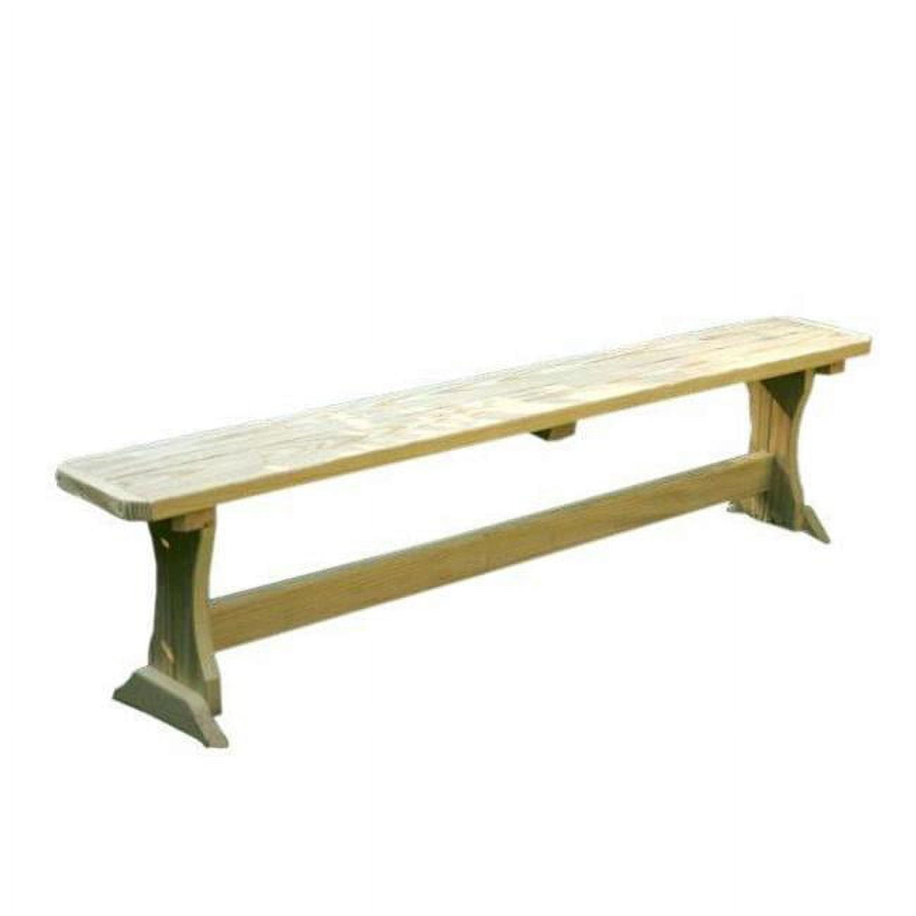 Picture of Creekvine Designs FB60TCVD 5 ft. Treated Pine Trestle Garden Bench