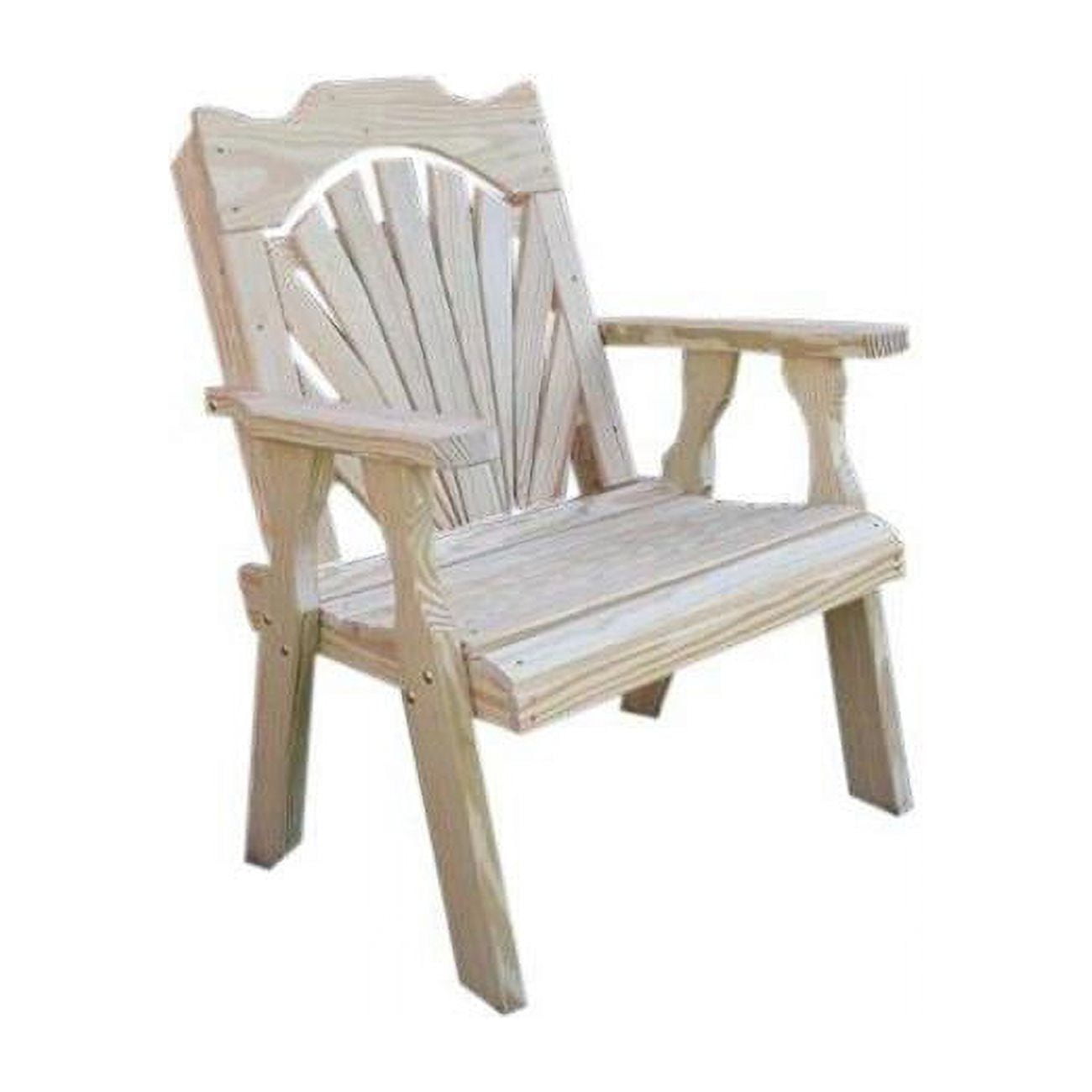Picture of Creekvine Designs FC24FBCVD Treated Pine Fanback Patio Chair