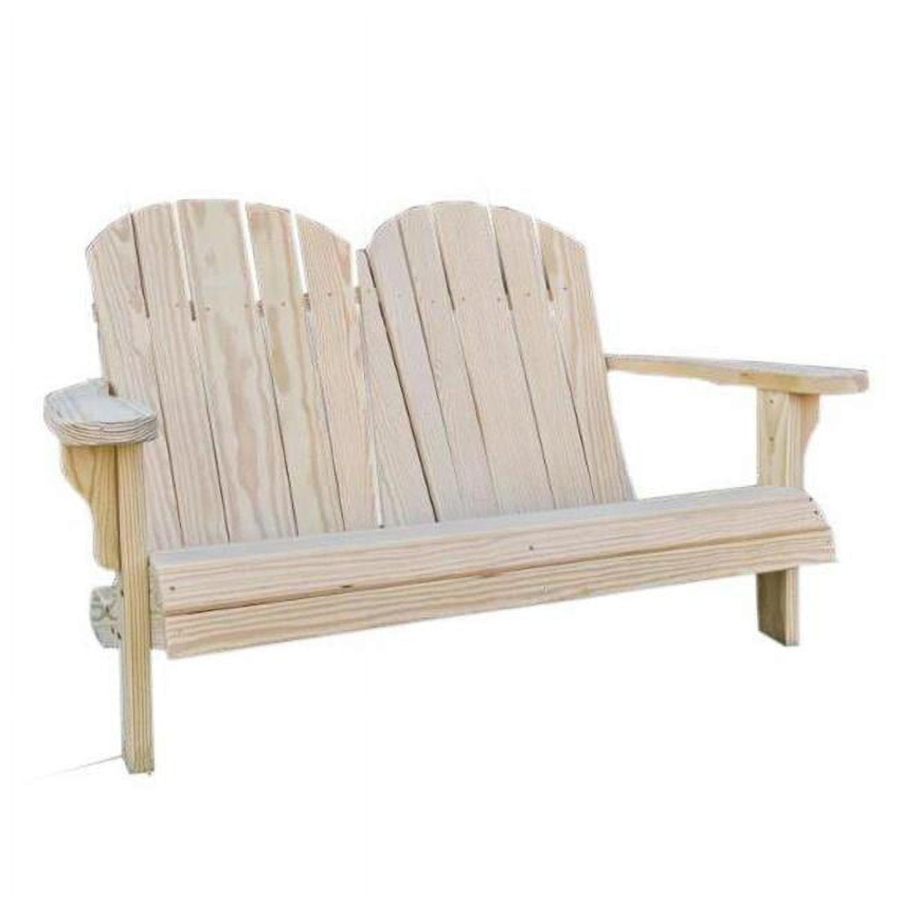 Picture of Creekvine Designs FPB48ADCVD 53 in. Treated Pine Low Curveback Garden Bench