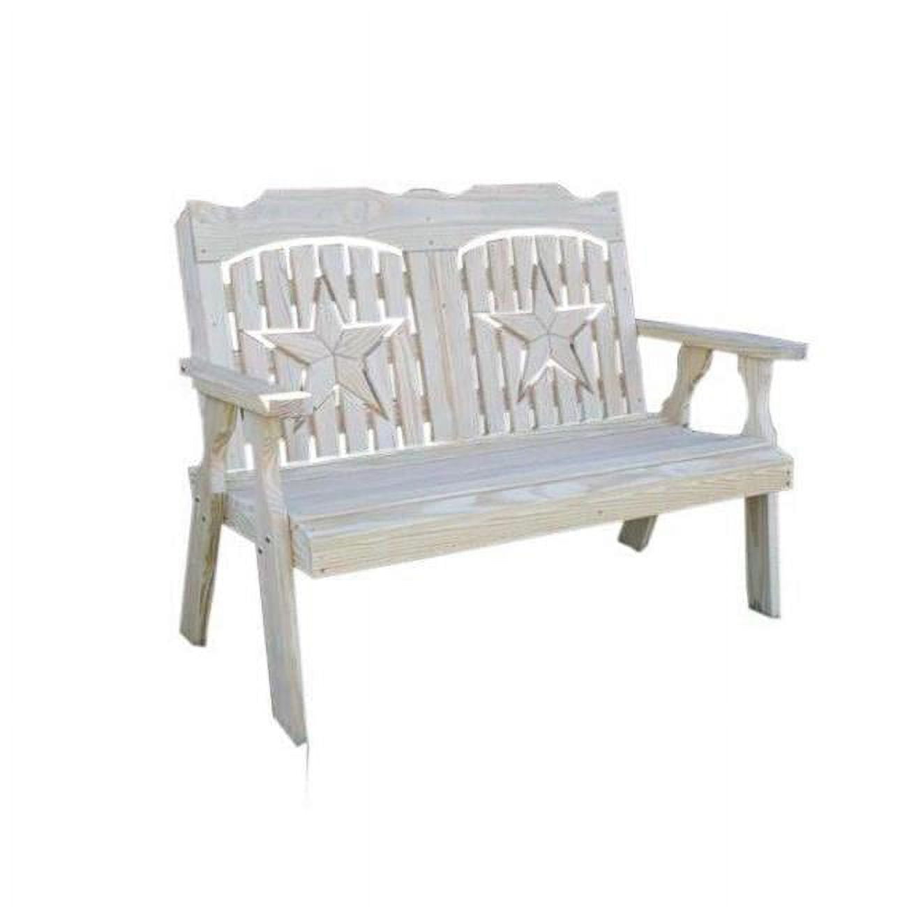 64 in. Treated Pine Starback Bench