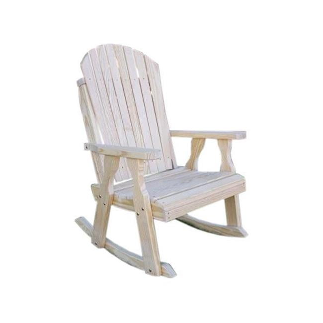 Picture of Creekvine Designs FR24ADCVD Treated Pine Curveback Rocking Chair