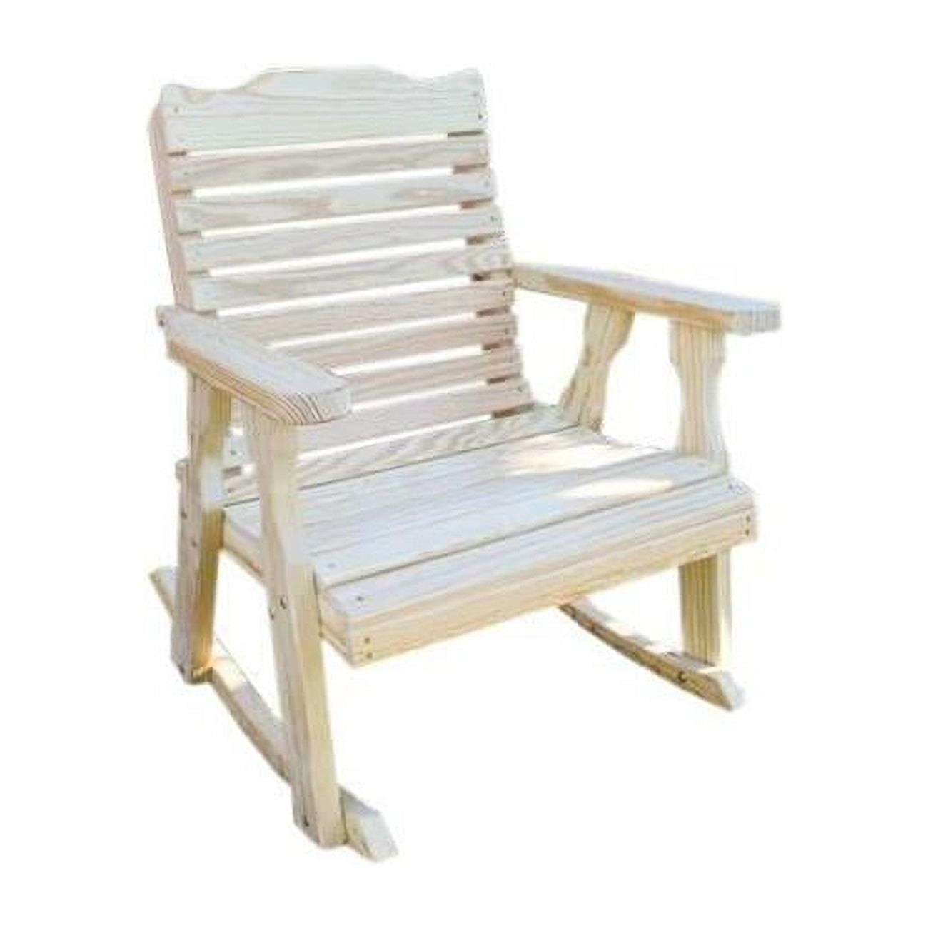 Picture of Creekvine Designs FR24CBCVD Treated Pine Crossback Rocking Chair
