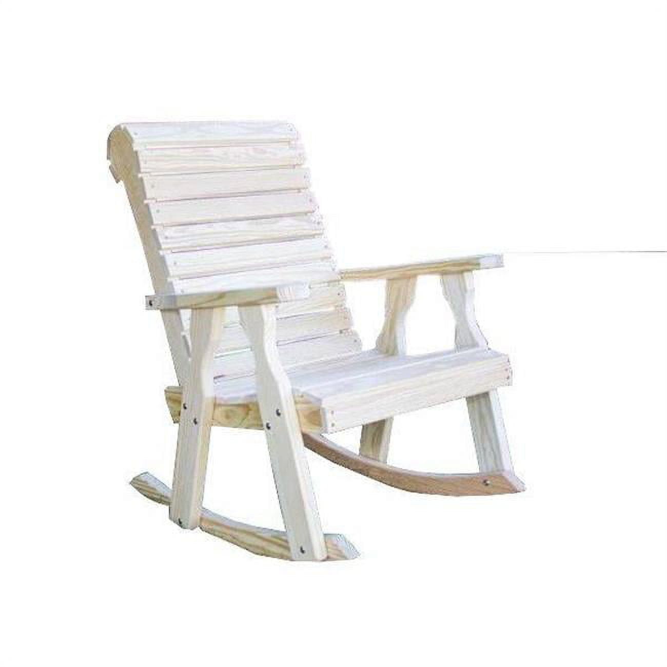 Picture of Creekvine Designs FR24RBCVD Treated Pine Rollback Rocking Chair