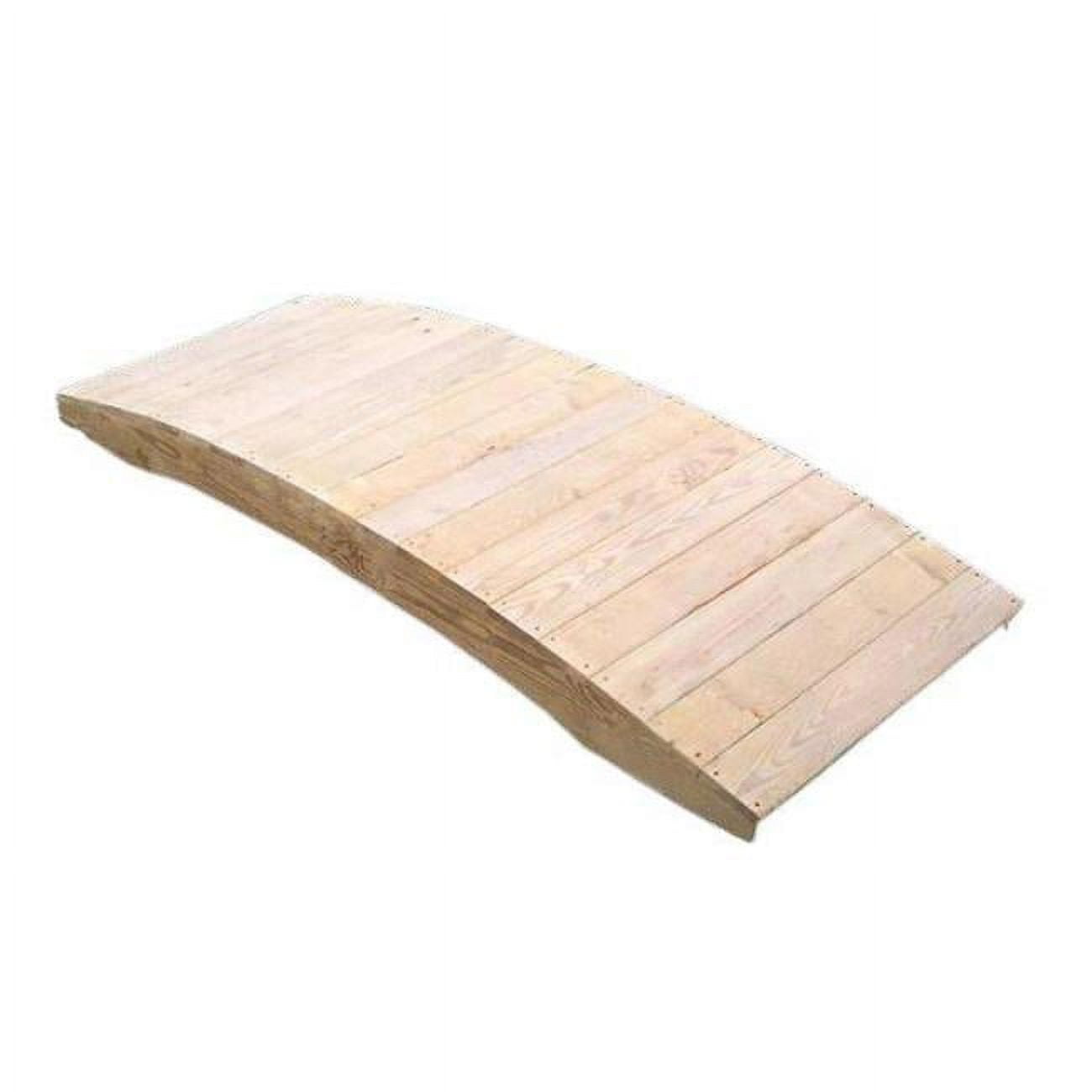4 ft. Treated Pine Fiore Plank Garden Bridge